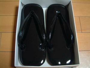  sandals setta * genuine . black * enamel style * original leather bottom 