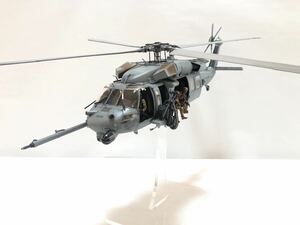  red temi-1/35 HH-60G. Eve Hawk specification modified model final product plastic model America navy machine black Hawk 