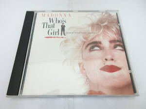 F9683【CD】マドンナ Madonna Who's That Girl ★9-25611-2★ビンテージ 当時物★保管品★良品★
