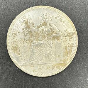 未使用　フランス領インドシナ 仏領インド支那 古銭 自由の女神 コイン 貿易銀 大型銀貨 銀貨 1926年　経年劣化　プルーフ銀貨