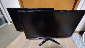 ディスプレイ２枚セット　acer（G246HL Abid）とiiyama（ProLite X2377HS）