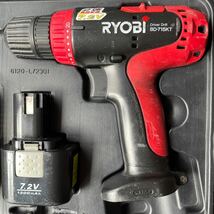 RYOBI 充電式インパクトドライバー ＢＤ-715KTとＢＤ-70 2台 7.2V_画像2