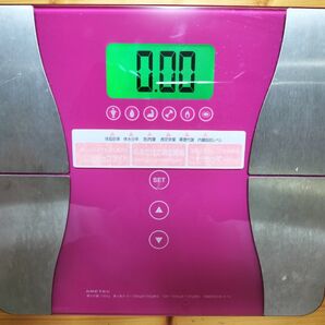 体重計 体脂肪計 レッド BS-228