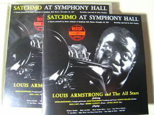 ジャズ遺産 無傷日本CD２枚 ルイ・アームストロング＆オール・スターズ / サッチモ・アット・シンフォニー・ホール/ss