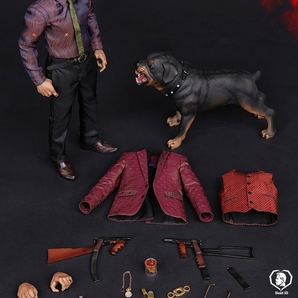 1/6 DAMTOYS GK014 Scale Gangsters Kingdom ギャングスター ハートの3 バートリー フルオートガバメント×2のみの画像4