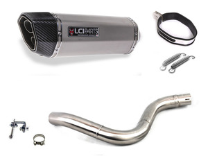 KTM DUKE 125 DUKE200 2011-2016 LCIPARTS LCI ツインエンド ステンレス スリップオン マフラー