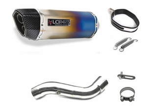 BMW R1200GS 2004-2009 LCIPARTS LCI ツインエンド チタン スリップオン マフラー