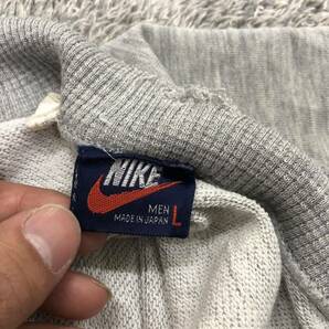 NIKE ナイキ スウェットパンツ 80's 80年代 サイズL 紺タグ グレー スウッシュ イージーパンツ VINTAGE メンズ ボトムス 最落なし （P18）の画像5