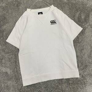 Canterbury カンタベリー Tシャツ 半袖カットソー サイズS ホワイト 白 メンズ トップス 最落なし （Q18）