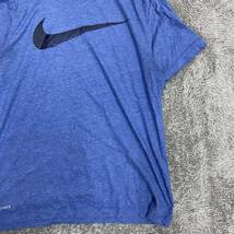 NIKE ナイキ Tシャツ 半袖カットソー サイズM ブルー 青 メンズ トップス 最落なし （Q18）_画像5