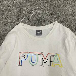 PUMA プーマ Tシャツ 半袖カットソー サイズXL ホワイト 白 メンズ トップス 最落なし （R18）の画像3