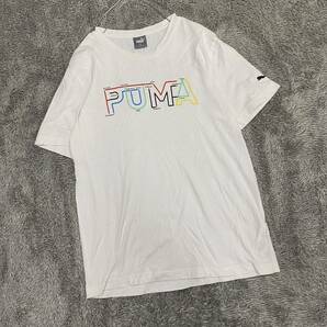 PUMA プーマ Tシャツ 半袖カットソー サイズXL ホワイト 白 メンズ トップス 最落なし （R18）の画像1