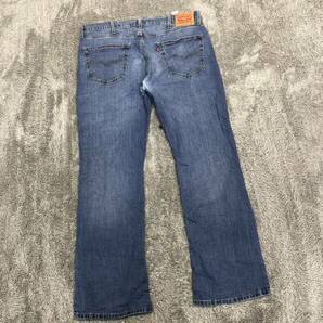 Levi's リーバイス 527 ブーツカットパンツ 38インチ フレアデニム ジーンズ コットン インディゴ メンズ ボトムス 最落なし （R18）の画像2