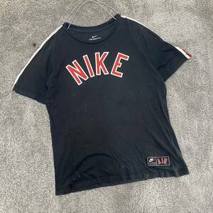NIKE ナイキ Tシャツ 半袖カットソー サイズL ブラック 黒 メンズ トップス 最落なし （R18）