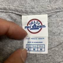DELTA デルタ Tシャツ 半袖カットソー サイズM グレー 灰色 メンズ トップス 最落なし （R18）_画像6