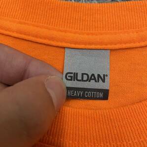 GILDAN ギルダン Tシャツ 半袖カットソー オレンジ メンズ トップス 最落なし （R18）の画像6