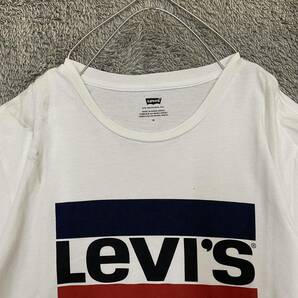 Levi's リーバイス Tシャツ 半袖カットソー サイズM ホワイト 白 メンズ トップス 最落なし （R18）の画像3