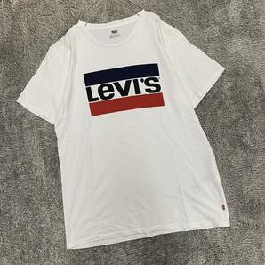 Levi's リーバイス Tシャツ 半袖カットソー サイズM ホワイト 白 メンズ トップス 最落なし （R18）の画像1