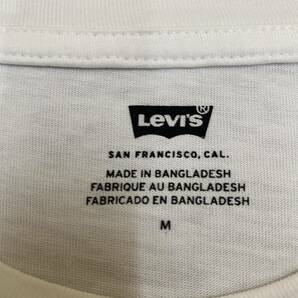 Levi's リーバイス Tシャツ 半袖カットソー サイズM ホワイト 白 メンズ トップス 最落なし （R18）の画像6