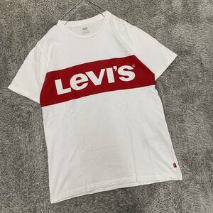 Levi's リーバイス Tシャツ 半袖カットソー サイズM ホワイト 白 メンズ トップス 最落なし （R18）
