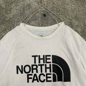 THE NORTH FACE ノースフェイス Tシャツ 半袖カットソー サイズM ホワイト 白 メンズ トップス 最落なし （T18）の画像3