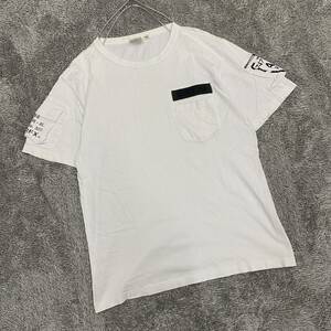 AVIREX アヴィレックス Tシャツ 半袖カットソー サイズXL ホワイト 白 メンズ トップス 最落なし （T18）
