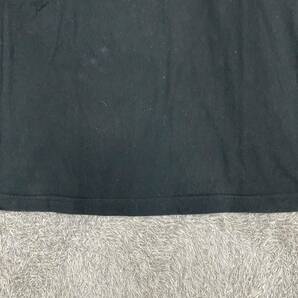 Champion チャンピオン Tシャツ 半袖カットソー ワンポイント サイズL ブラック 黒 メンズ トップス 最落なし （U18）の画像4
