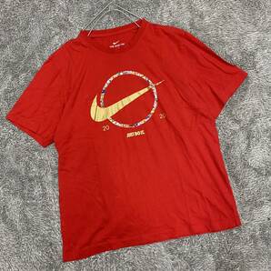 NIKE ナイキ Tシャツ 半袖Tシャツ サイズXL レッド 赤 メンズ トップス 最落なし （U18）の画像1