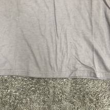 US古着 半袖Tシャツ イベントT カットソー プリント サイズS相当 グレー 企業ロゴ クルーネック メンズ トップス 最落なし （V18）_画像4