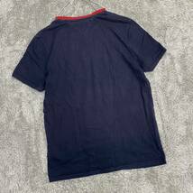TOMMYHILFIGER トミーヒルフィガー Tシャツ 半袖カットソー サイズL ネイビー 紺色 メンズ トップス 最落なし （U18）_画像2
