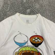 graniph グラニフ Tシャツ 半袖カットソー サイズS ホワイト 白 メンズ トップス 最落なし （X18）_画像3