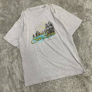 VINTAGE ヴィンテージ Tシャツ 半袖カットソー サイズXL グレー 灰色 メンズ トップス 最落なし （A19）