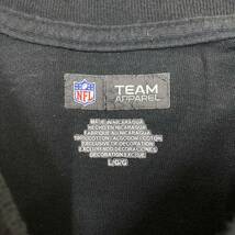 NFL ナショナルフットボールリーグ Tシャツ 半袖カットソー サイズL ブラック 黒 メンズ トップス 最落なし （A19）_画像6