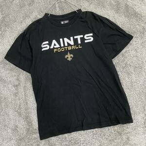 NFL ナショナルフットボールリーグ Tシャツ 半袖カットソー サイズL ブラック 黒 メンズ トップス 最落なし （A19）