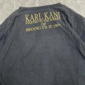 KARL KANI カールカナイ Tシャツ 半袖カットソー サイズXL ブラック 黒 メンズ トップス 最落なし （B19）の画像8