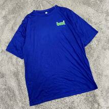 US古着 VINTAGE ヴィンテージ 企業系 Tシャツ 半袖カットソー サイズXL ブルー 青 メンズ トップス 最落なし （F19）_画像1