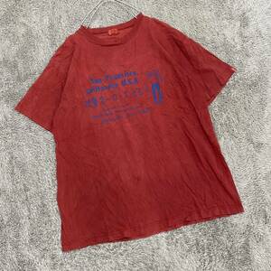 Levi's リーバイス Tシャツ 半袖カットソー サイズXL レッド 赤 メンズ トップス 最落なし （F19）