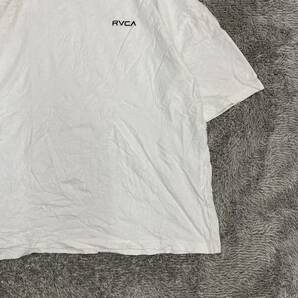 RVCA ルーカ Tシャツ 半袖カットソー サイズL ホワイト 白 メンズ トップス 最落なし （F19）の画像5