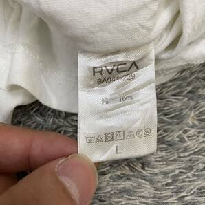 RVCA ルーカ Tシャツ 半袖カットソー サイズL ホワイト 白 メンズ トップス 最落なし （F19）の画像7