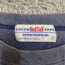 Levi's リーバイス Tシャツ 半袖カットソー サイズL ブルー 青 メンズ トップス 最落なし （G19）_画像6