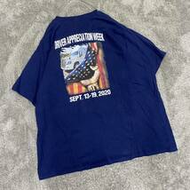 US古着 PORT&COMPANY ポートアンドカンパニー Tシャツ 半袖カットソー サイズ3XL ネイビー 紺色 メンズ トップス 最落なし （G19）_画像2