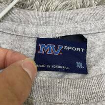US古着 MV SPORT MVスポーツ Tシャツ 半袖カットソー サイズXL グレー 灰色 メンズ トップス 最落なし （G19）_画像6