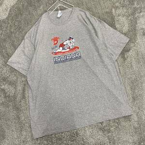 US古着 DELTA デルタ Tシャツ 半袖カットソー サイズ3XL グレー 灰色 メンズ トップス 最落なし （H19）