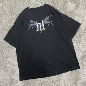 US古着 Wicked Jester Tシャツ 半袖カットソー サイズ2X ブラック 黒 メンズ トップス 最落なし （H19）