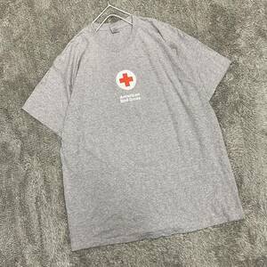 US古着 GILDAN ギルダン Tシャツ 半袖カットソー サイズXL グレー 灰色 メンズ トップス 最落なし （H19）