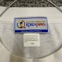 新品未使用 タグ付き FIFA WORLD CUP KOREA JAPAN Tシャツ 半袖カットソー ホワイト 白 メンズ トップス 最落なし （K19）_画像5