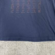 Canterbury カンタベリー Tシャツ 半袖カットソー サイズXL ネイビー 紺色 メンズ トップス 最落なし （K19）_画像4