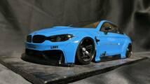 希少　1/10 RCボディ　F80　BMW　M4　タイプ　リバティウォーク　ＬＢワークス　新品未使用完成品 ラジドリ　ドリパケ　_画像1