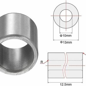 スリーブベアリング 10 mmx13 mmx12.5 mm 2個