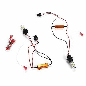 ウインカー ポジション キット ハイエース 200系 T20 LED 12V ハイフラ防止 2色切替 ホワイト アンバー Partoolsの画像2